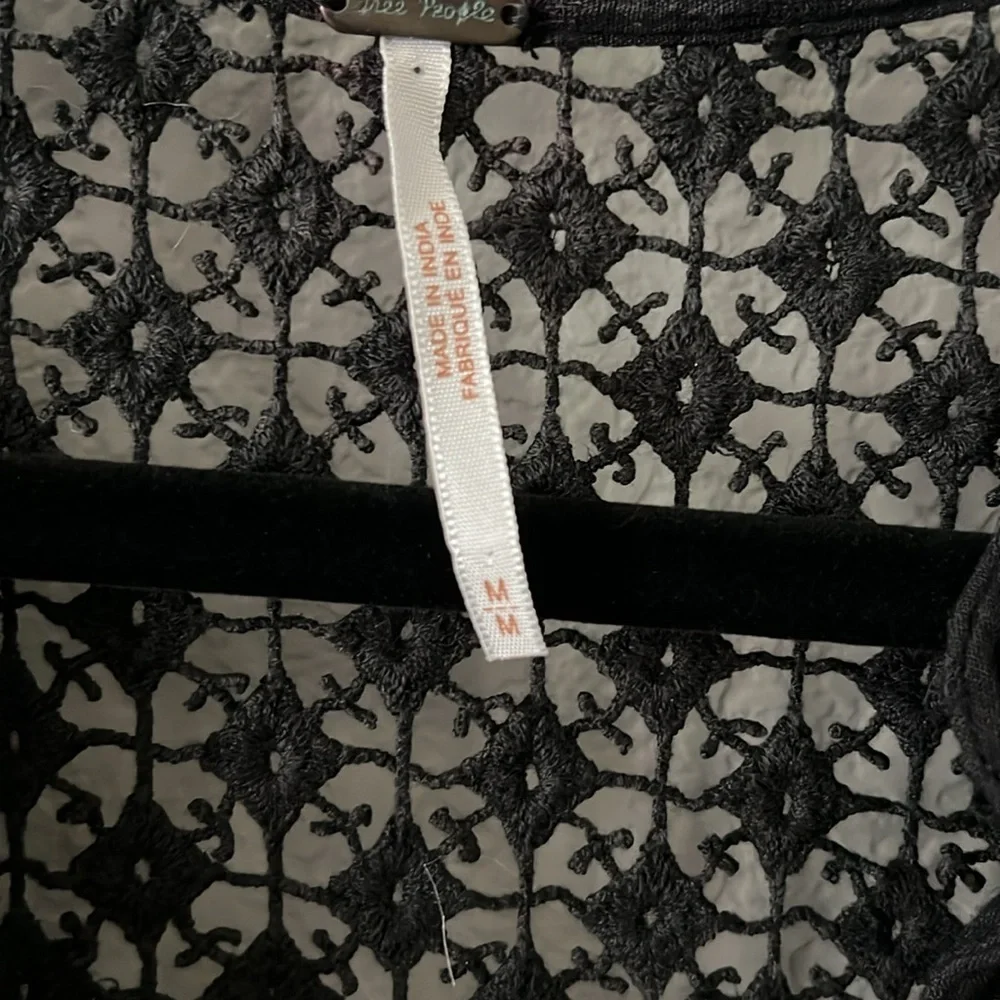 Free People The Best Button Down Boho Top M - Picture 3 of 4